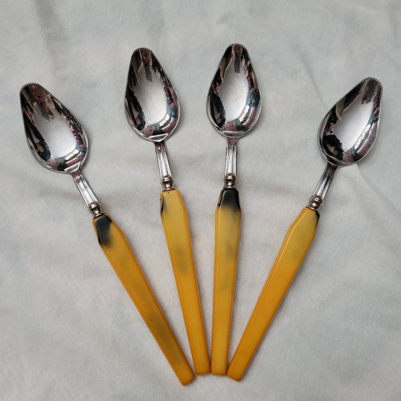 VTG Bakelite (TESTED) Glo Hill Grapefruit Spoons